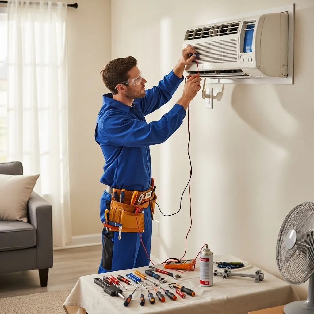 Yenimahalle Aeg Aeg klima gaz dolumu ve bakım – Enerji verimliliği artırıldı. - Teknik servis örneği